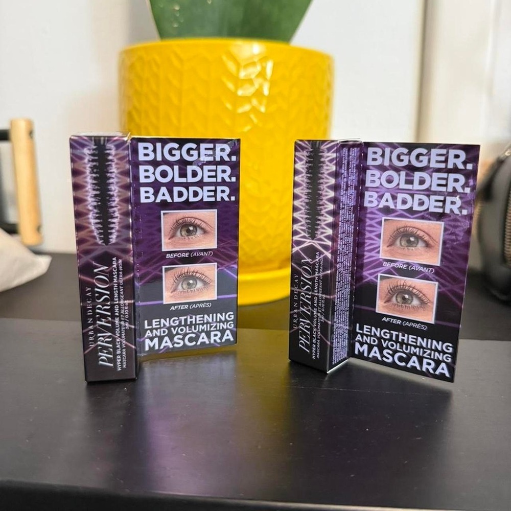 Urban Decay Perversion Mascara Hyper Black Volumizing 2 Pack Travel Size